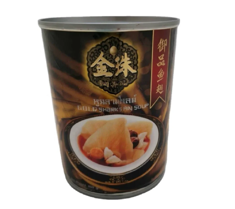 
The Best Quality Premium of Gold Shark Fin Soup Halal Canned Seafood from Thailand 