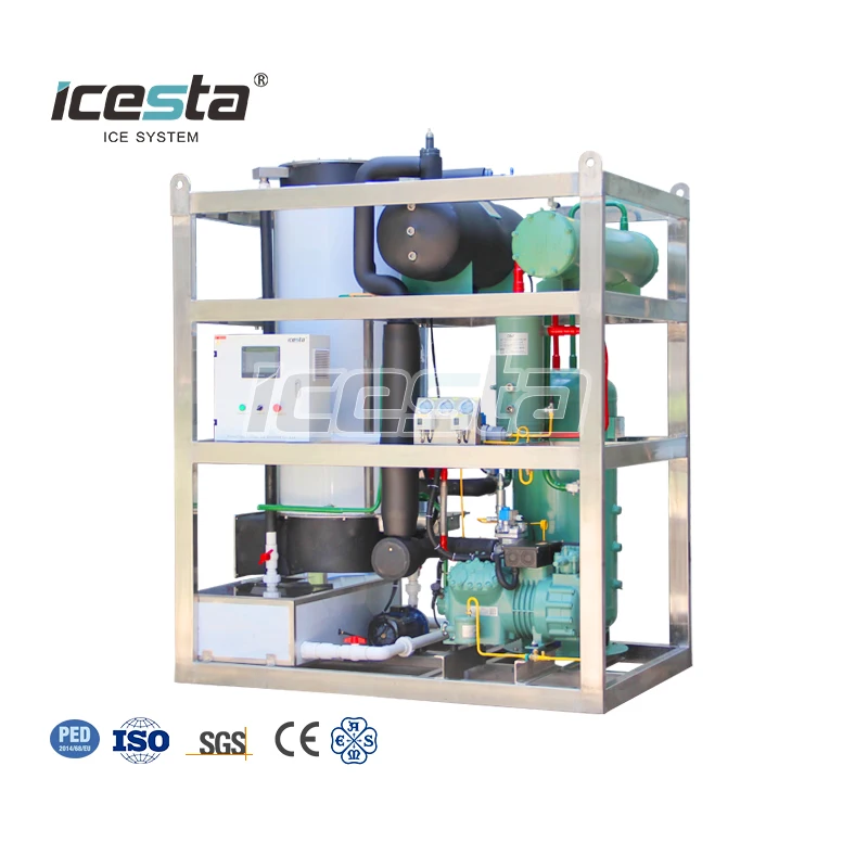 ICESTA Customized High Productivity Energy saving Long Service Life 5 ton tube ice machine