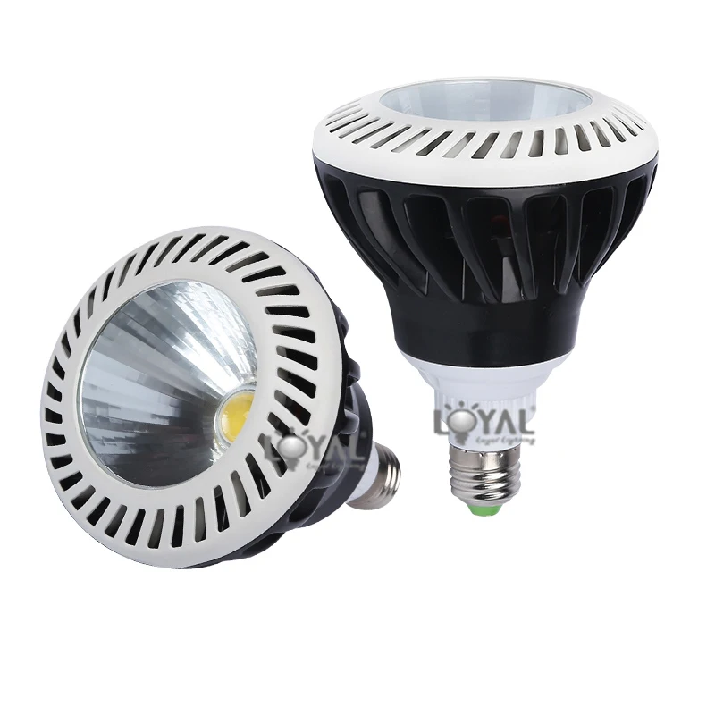 Высокий люмен IP20 алюминий bridgelux cob e27 20w par 38 светодиодный светильник