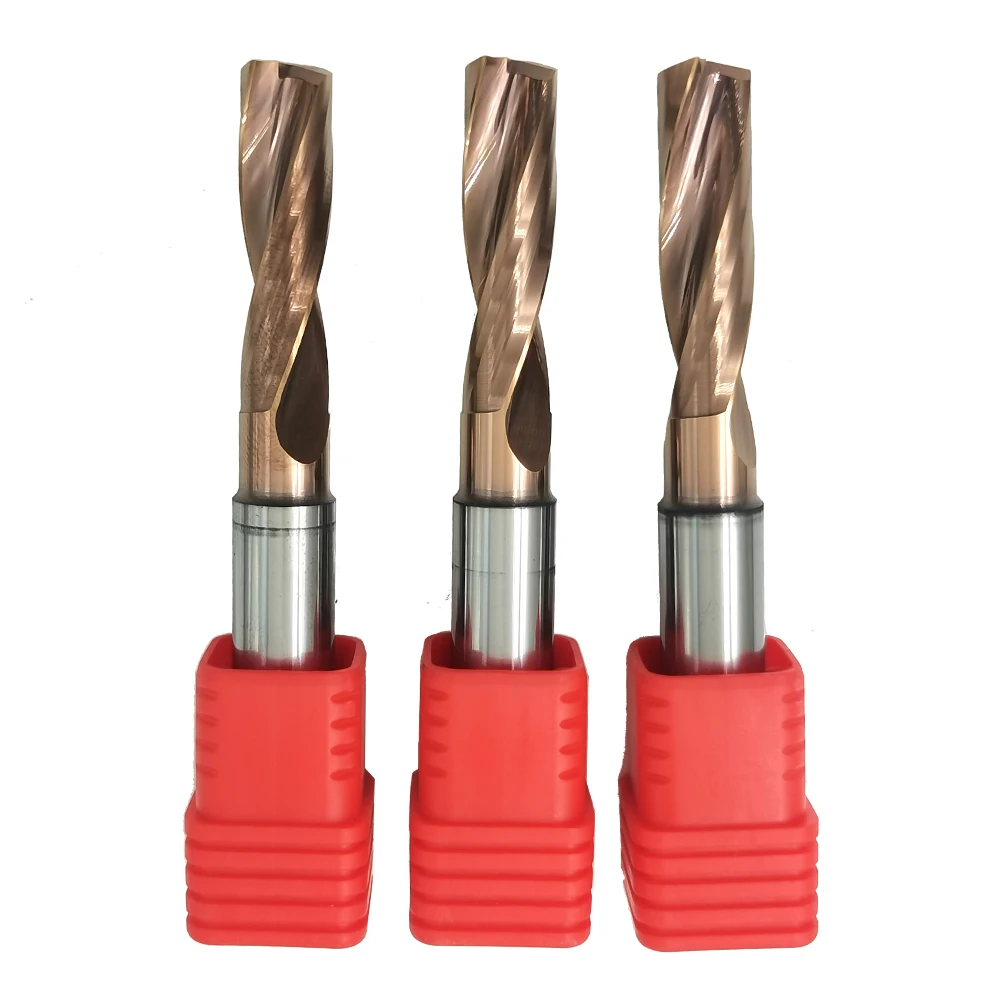 Wxsoon Customized Flat-bottom Tungsten Carbide Flat Drill Bit For steel aluminum copper cast iron sheet metal