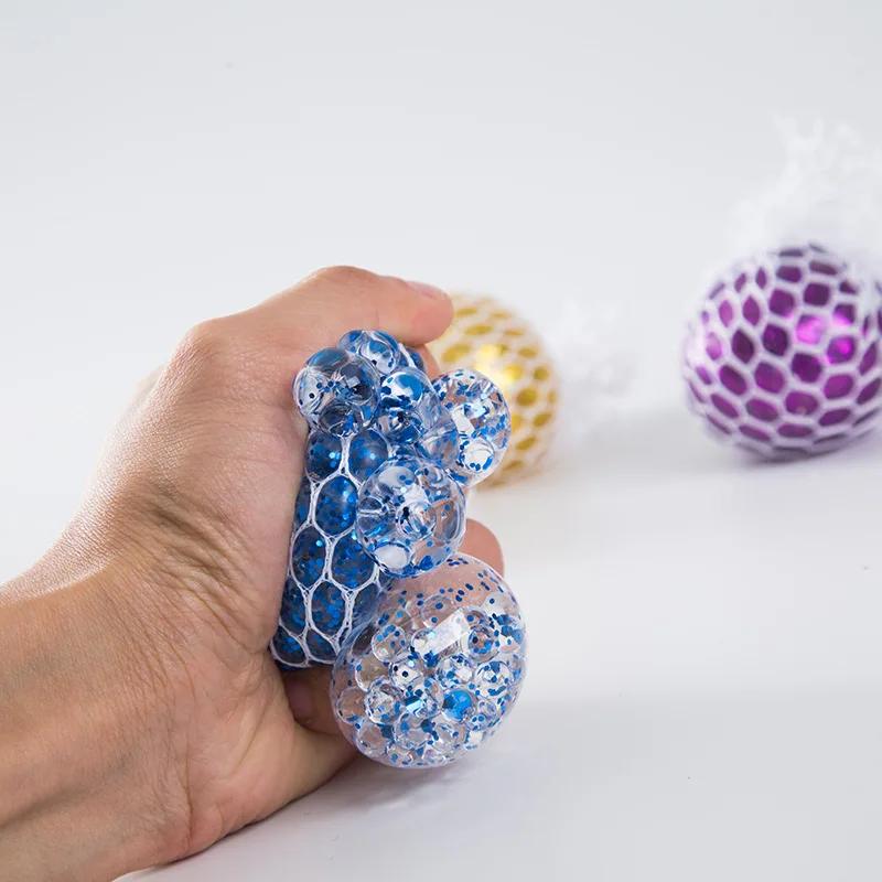Fidget Toys Stress Relief Sensory Blink Squishy Squeeze Ball Squishy Mesh Stress Balls for Toys