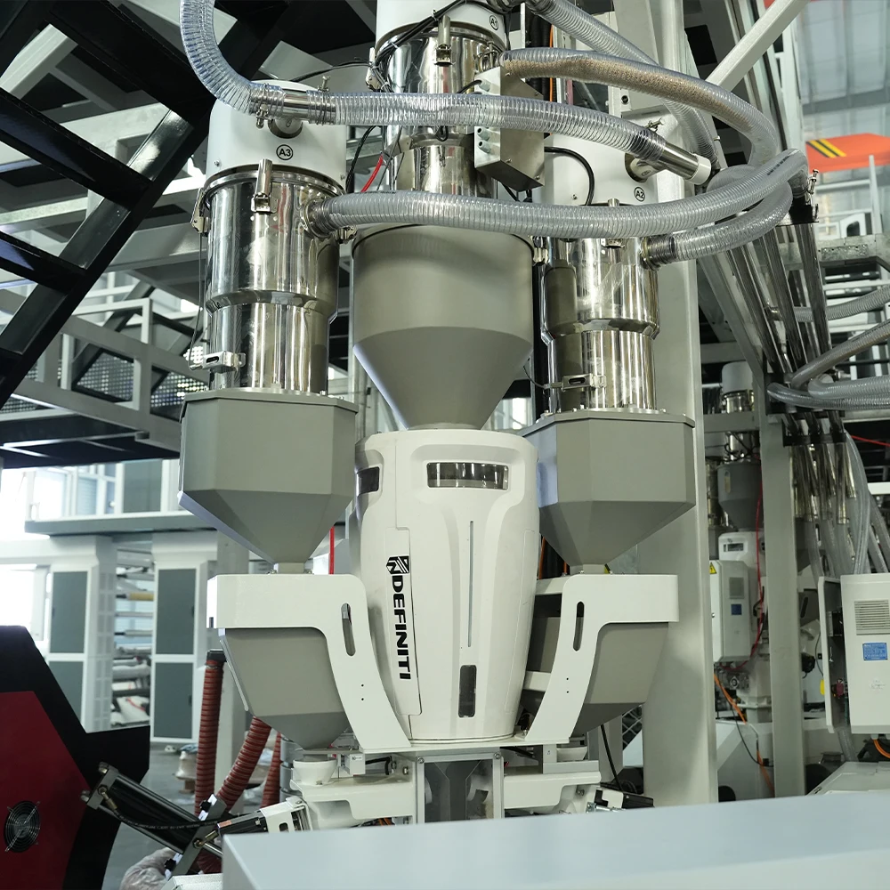 Safe and reliable 2024 Automatic multilayer co-extrusion film blowing machine 7 layers film blowing machine