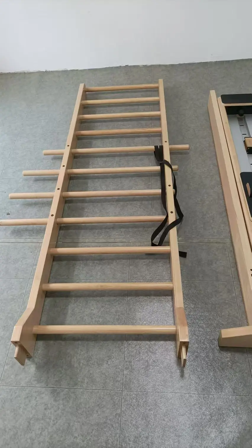 Two-way Sliding Ladder Pilates Reformer Machine Wall-mounted Double Track Core Bed For Yoga