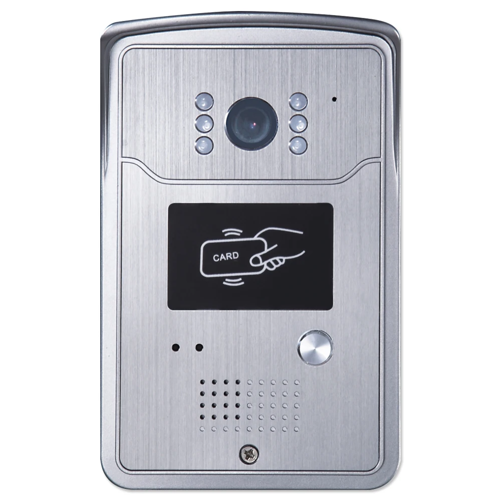 Video Door phone building Intercom System Aittda 7 Inch touch key Color Screen smart ring video doorbell small building Access