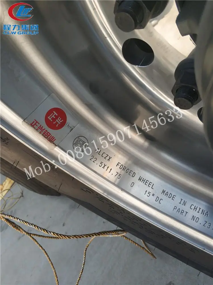  CLW трехосный 43000 алюминиевый бак галлонов дизельный топливный из алюминиевого сплава топливо прицеп с 4 дюйма крышки канализационных люков