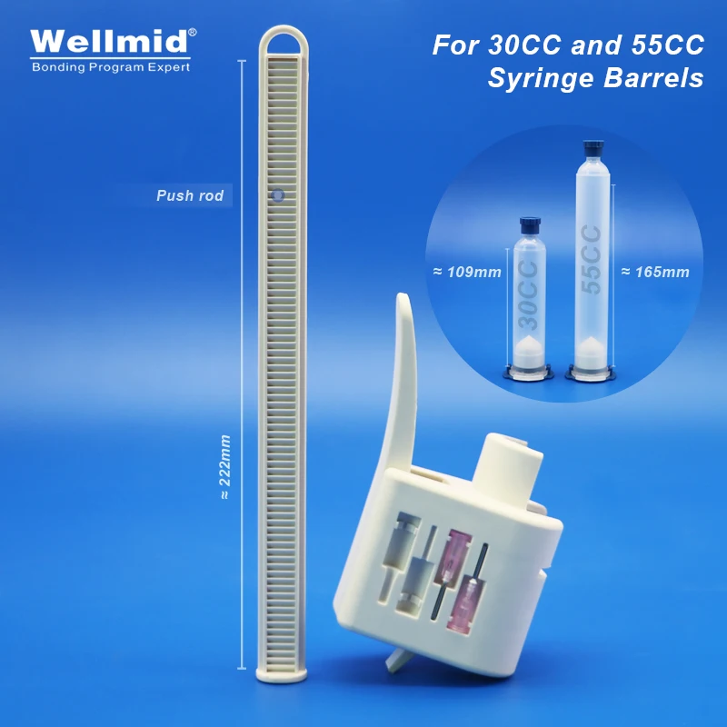 30cc 55cc Manual Glue Gun Syringe Barrels Single component 1K PU Epoxy UV Solder Paste Sealant Portable 3M ARALDITE Caulking Gun