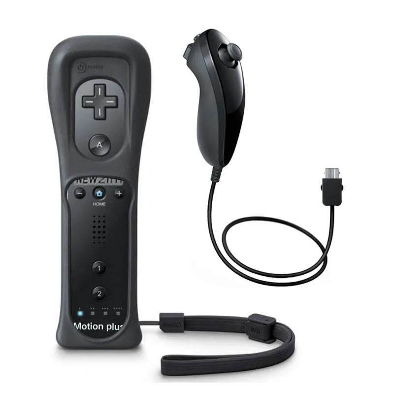 Remote Nunchuck Built-in Motion Plus Game Controller Wireless Joystick Gamepad Pad For Nintend o Wii Remote Nunchuck Controller