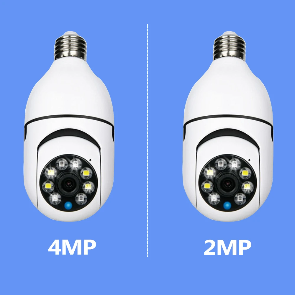 Loosafe 17SEE APP 2MP Surveillance Security Cameras 360 Degree Panoramic CCTV Wireless Camera Auto Tracking Bulb PTZ Camera