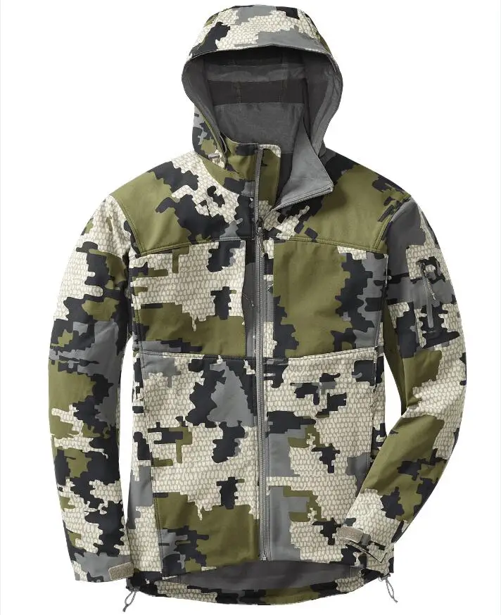 Custom Waterproof hunting clothes Hiking Camping hunting jacket camouflage