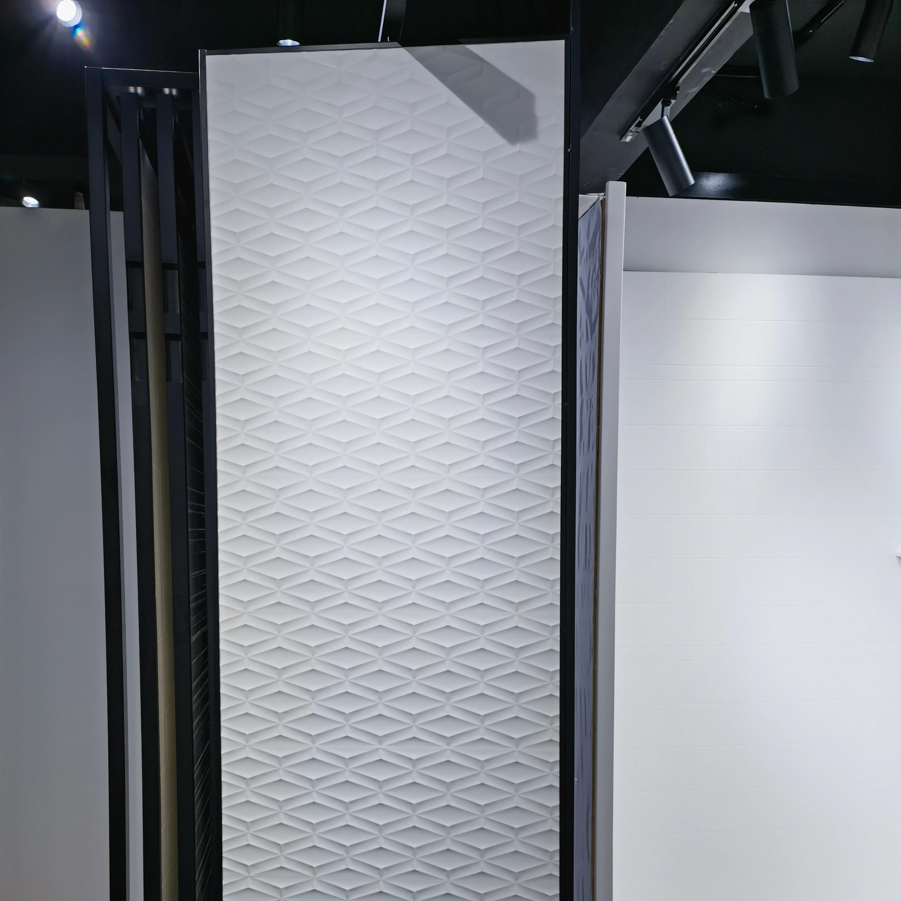 Bathroom Artificial Marble Stone Wall Cladding Acrylic Cultured Marble Tub and Shower Wall Panels