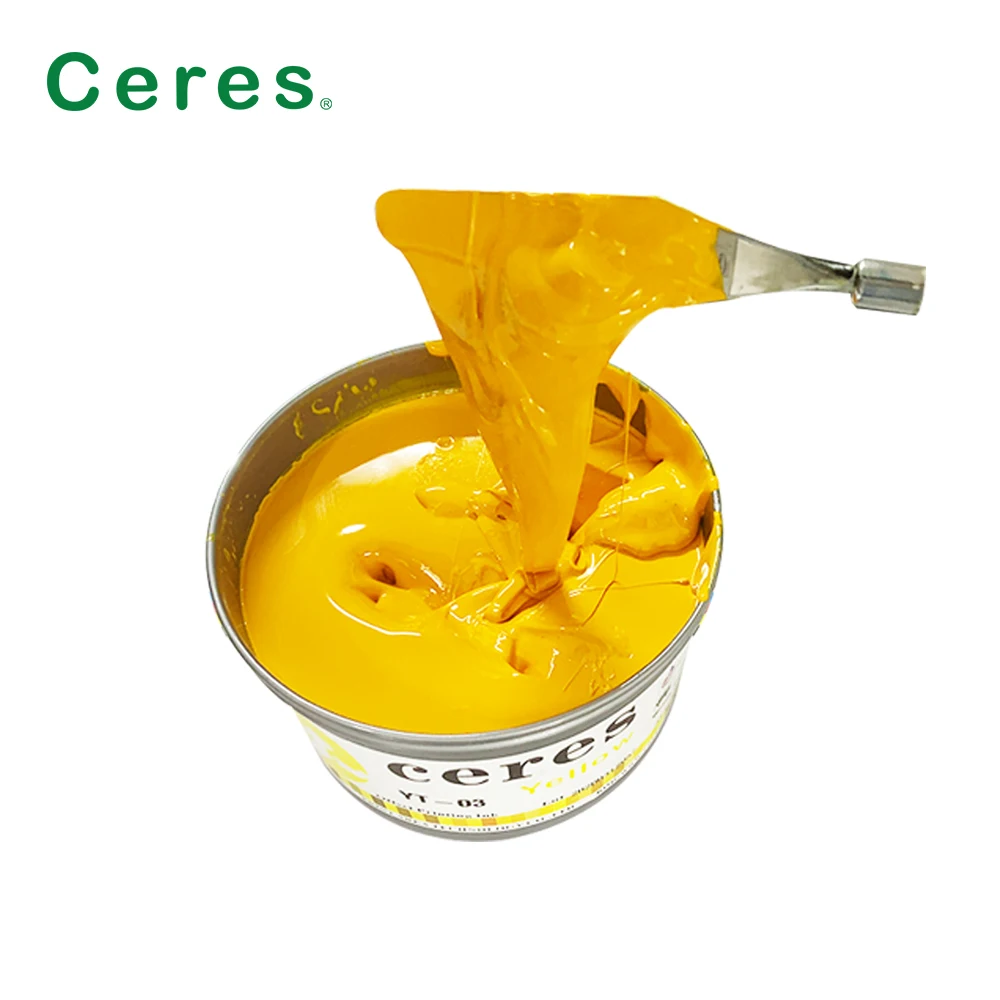 Ceres Advanced Sheet-fed Offset Printing Ink , Offset CMYK 4 Color Ink Manufacturer