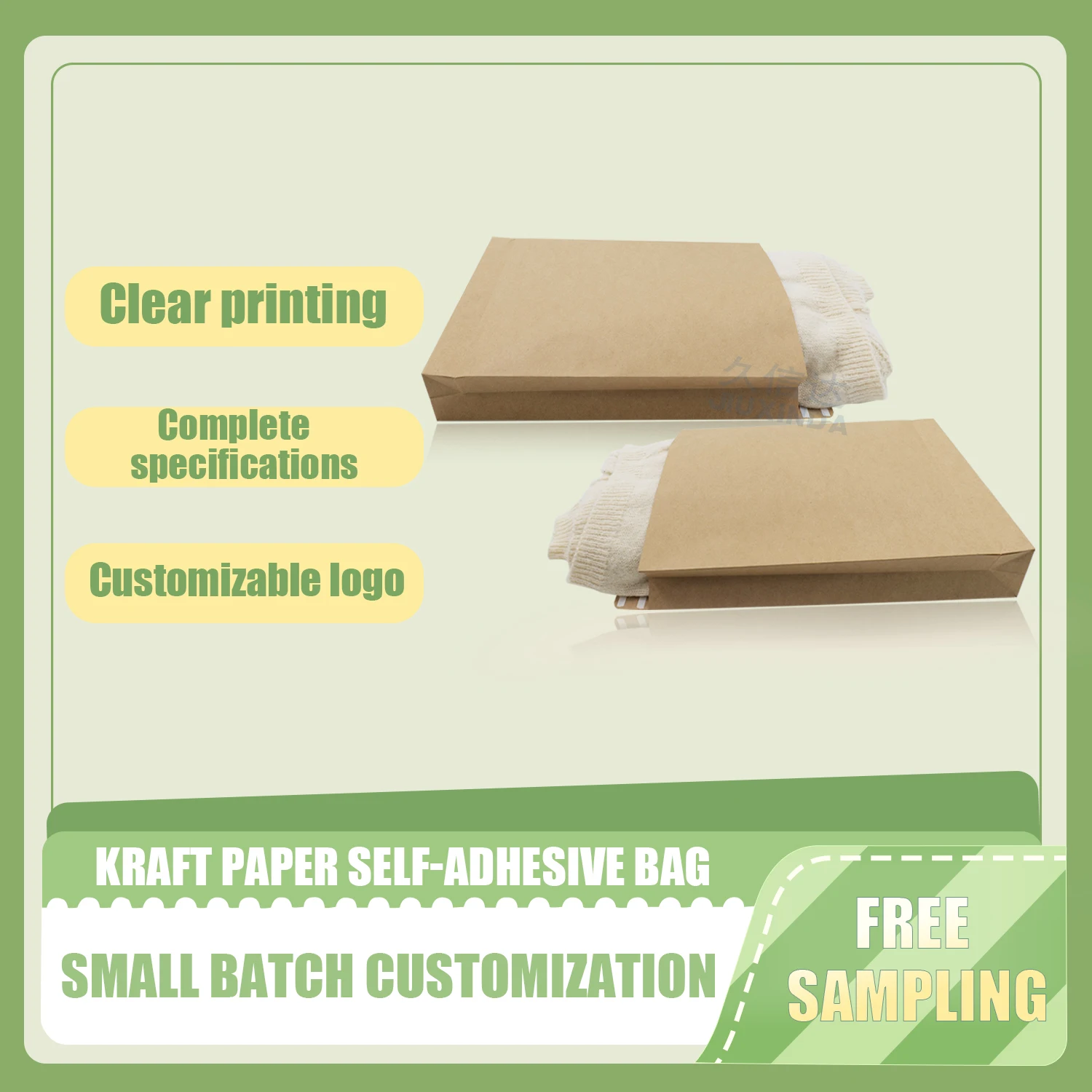 Courier Mailing Bag Custom Printed Shipping Envelope Poly Mailer Plastic Pink Purple  Nice White Customized