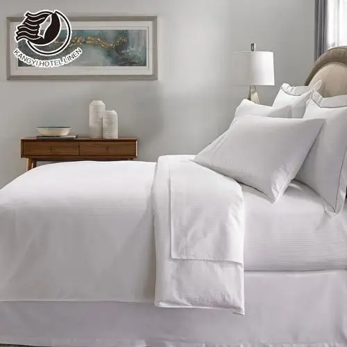 5 Star Hotel Bed Sheet Bedding Set Satin Bedding Set For Hotel Use