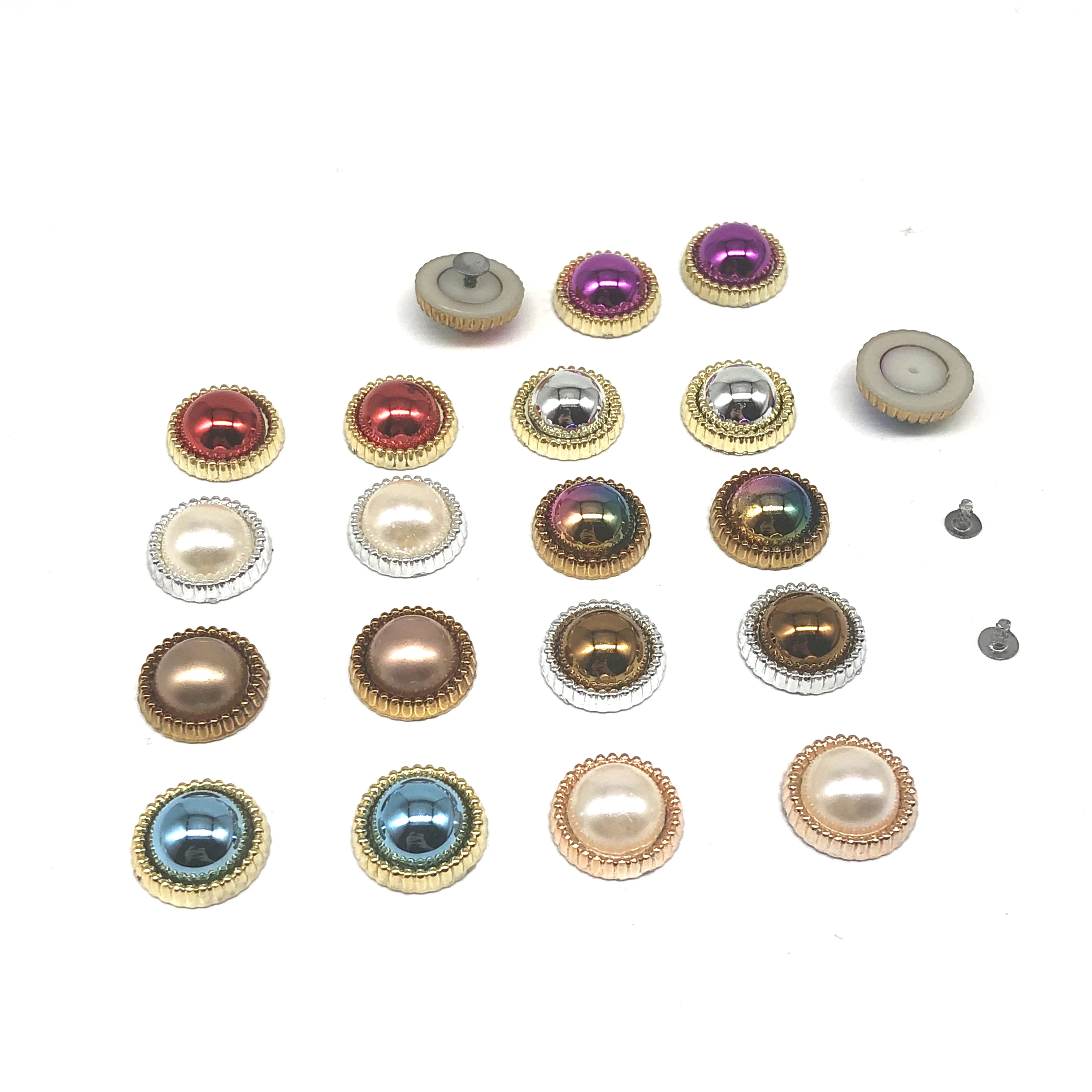 Latest Hot Sale Wholesale Shoe rivet round bright decoration Fancy Ladies Buckle