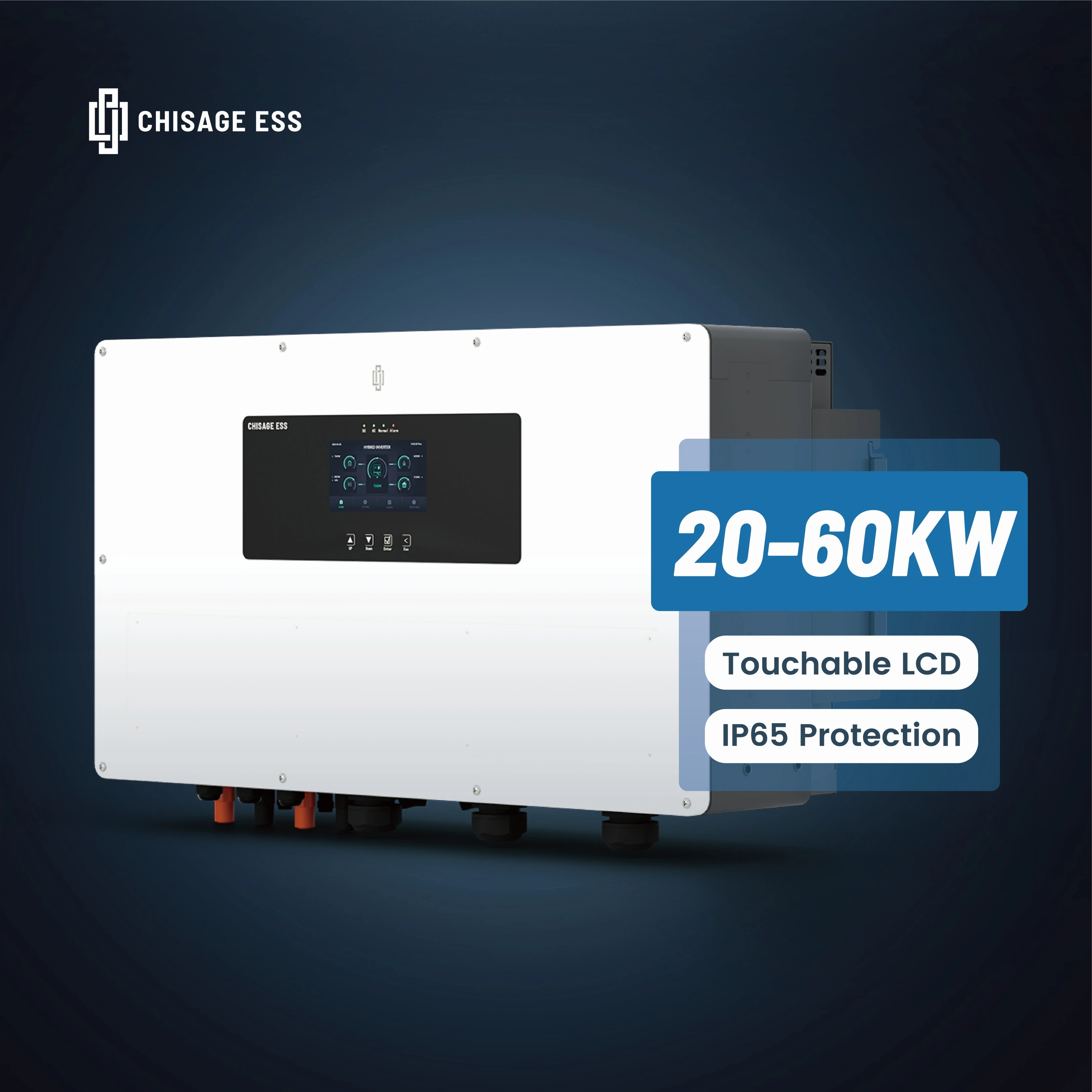 Chisage Merc высоковольтный PV инвертор 20 кВт 25 29 9 30 35 40 50 60 3 фазы высоковольтные инверторы для хранения энергии