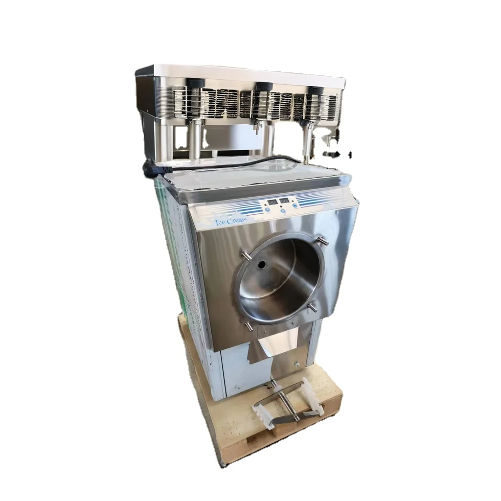 Mini Table Top Hard Ice Cream Machine Home Use New Restaurant Featuring Motor Engine Made Milk Water Ice Cream Powder