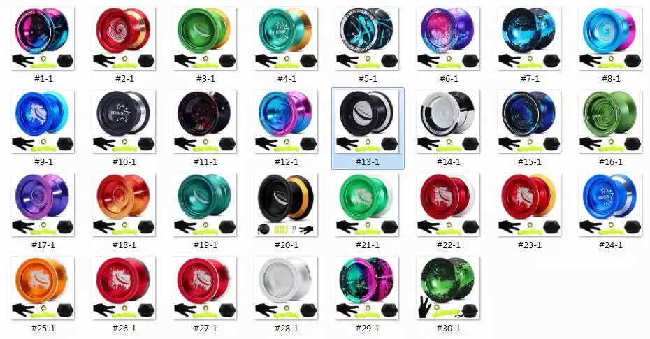 Best quality wholesale mini colourful toys super speed alloy magic yoyo ball for kids