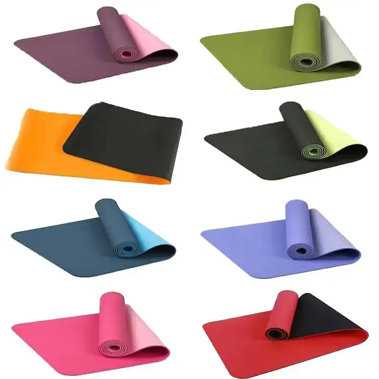 Eco FriendlyHot Sale Natural Rubber Yoga Mat Cork Mat With Bag And Carrying Strap Yoga Mat