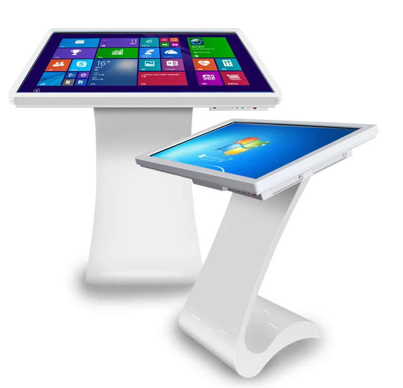 Киоск с мультисенсорной информацией, рекламный ЖК-дисплей, сенсорный экран