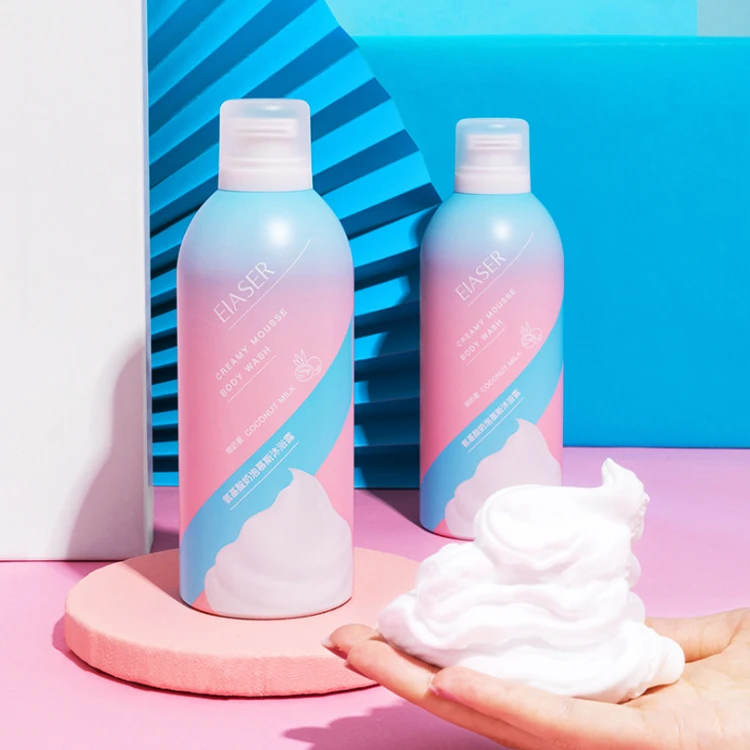 
 EIASER Аминокислотный очищающий кожу успокаивающий молочный пенный мусс для мытья тела увлажняющий освежающий гель для душа от производителя  