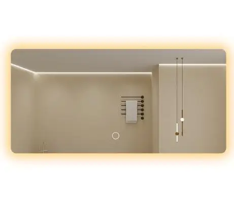 Samiyah Wholesale Easy installation Waterproof Led Bathroom mirror Frameless Smart Mirror Screen with Functions Customized