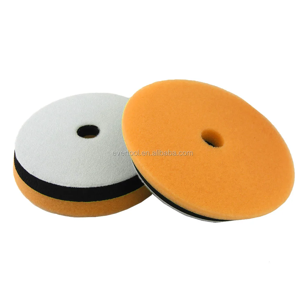EVERTOOL Polyurethane Cell Closed Sponge Soft Buff Pads Car Paint Scratch Repair DA Foam Buffing Pad