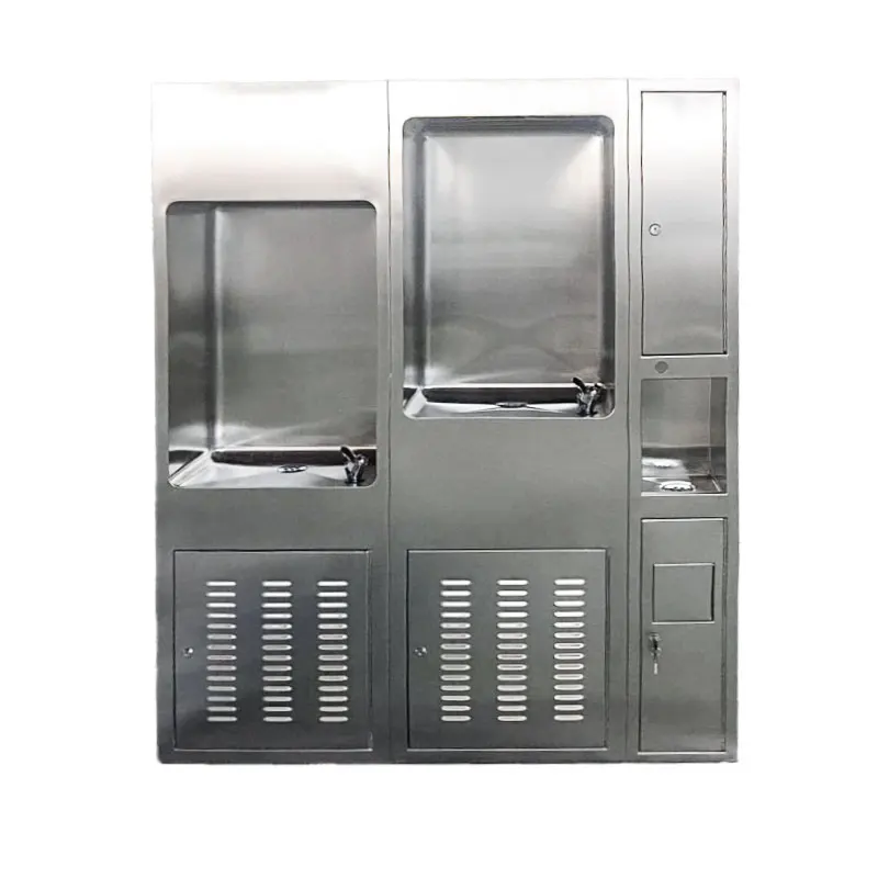 stainless steel water cooler wall mounted cold water dispenser drinking fountain