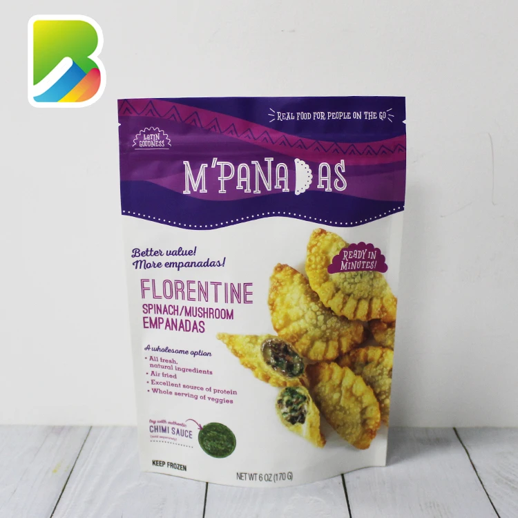 Easy-tear Plastic With Zipper 50g Chips Danish Butter Cookies Custom Printed Snack Food Coconut Macaroons Packaging Bag