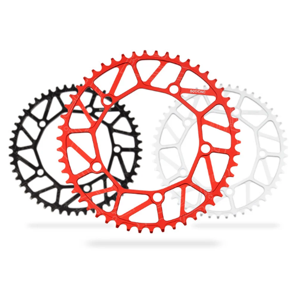 Folding Bicycle  46/48/50/52/56/58T 130BCD Chainwheel Chainring Positive Negative Tooth BMX Bike Colorful Crankset