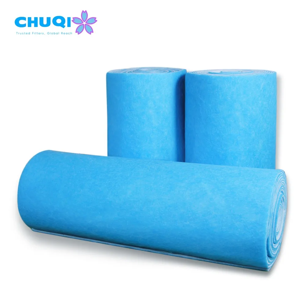 Chinese Manufacturer Synthetic Fibre Pre Filter Cotton Air Inlet Filter Roll  For Industrial Air Pollution Control