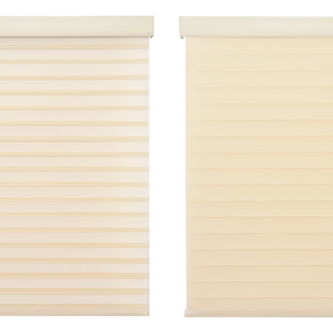 Stardeco 2023 New Arrival Linen Like Fabric Indoor Home Window Zebra Day Night Blinds Fabric Factory Shangri-la Zebra Blinds