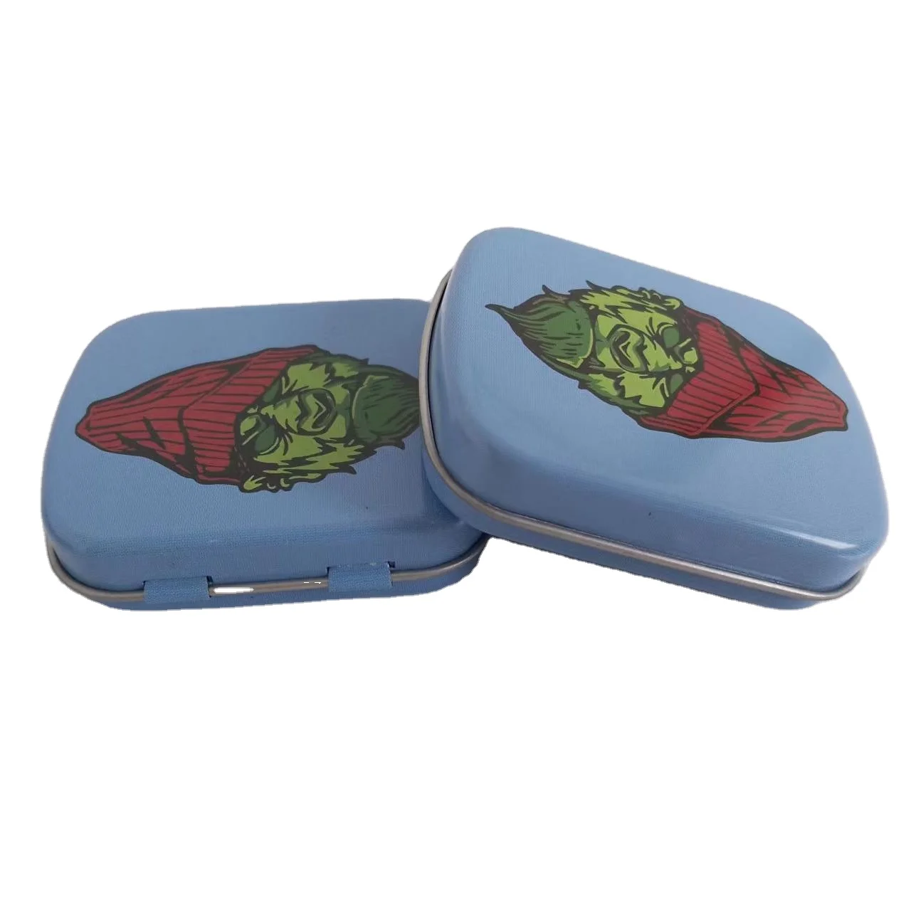 satin empty silver altoids tin with hinged lid empty mint tin box with hinged cover Manufacturers tins