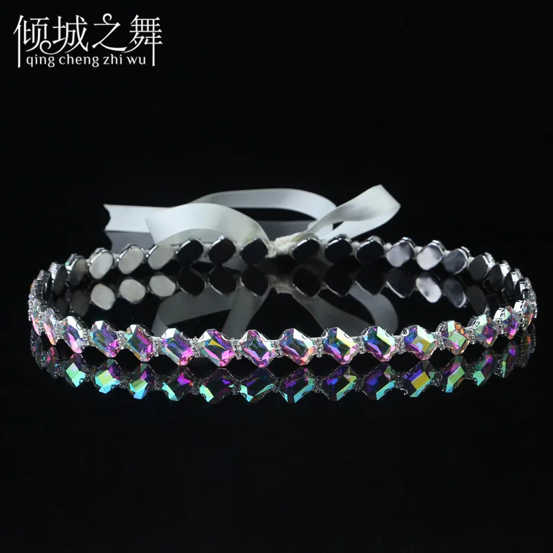 YL032 Womens Belly Dancing Glass Drill Waist Chain