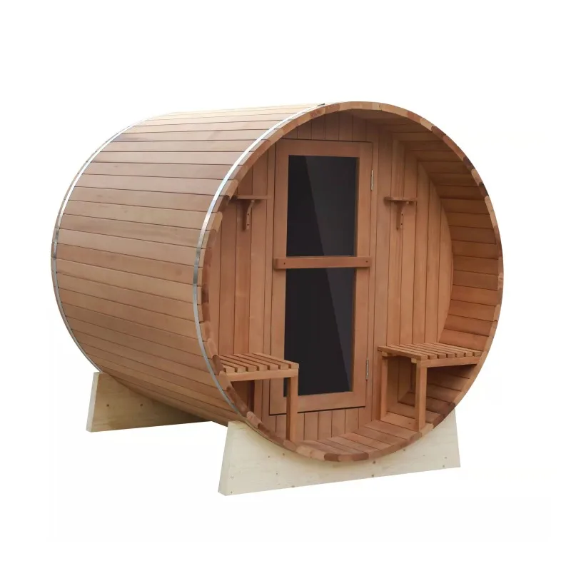 wooden barrel sauna hemlock wood large barrel outdoor sauna luxury canadian cedar traditional steam sauna room