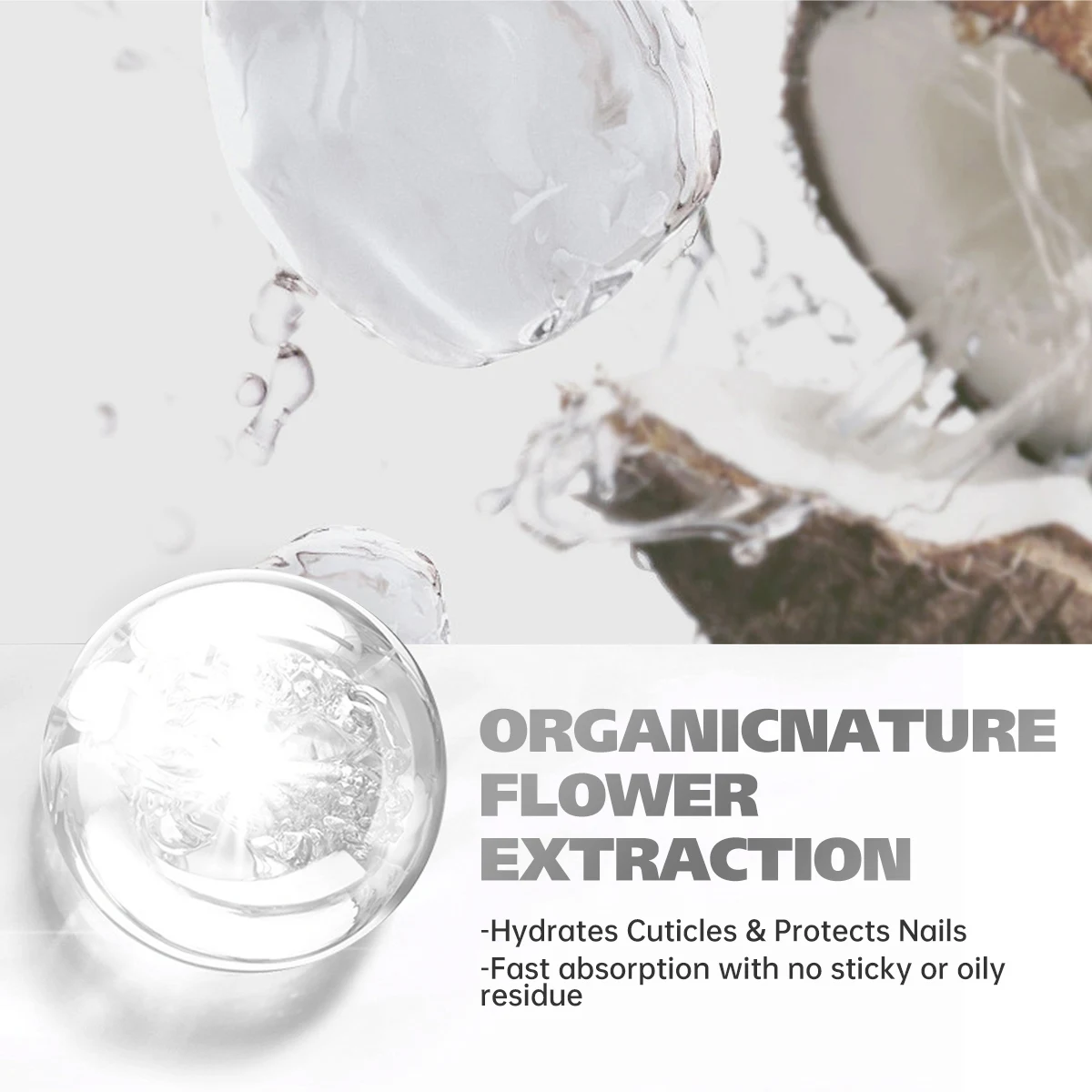 Hllozzi Custom Private Label Beauty Personal Care Nail Cuticle Nourishment Revitalizer Oil Nail coconut cuticle oil