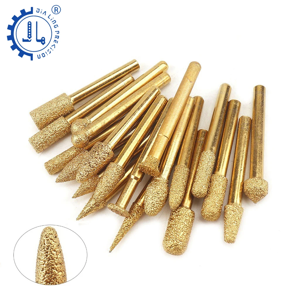 CNC Diamond Bits Engraving Bit Granite Stone Bits CNC End Mill Diamond End Mill For Granite Marble