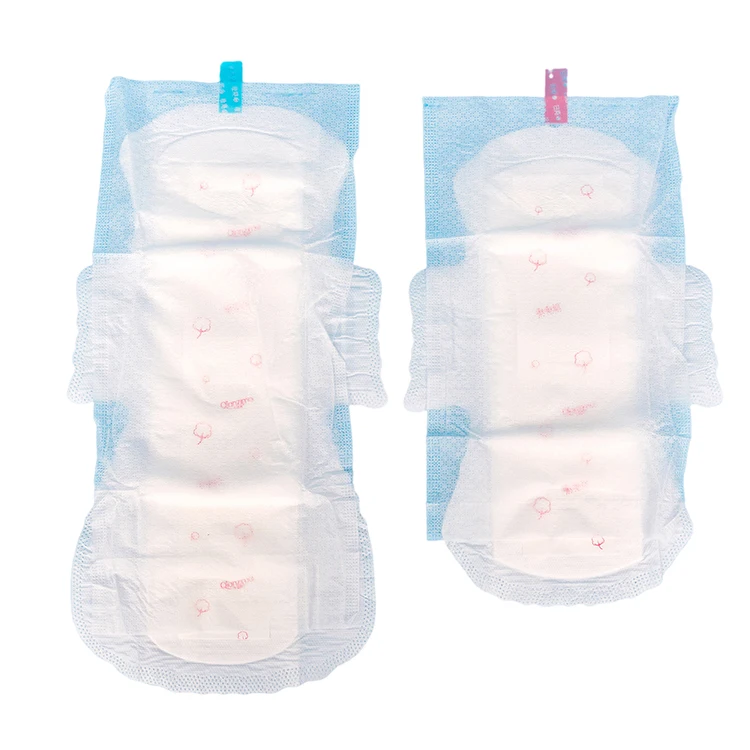 2023 Soft cotton sanitary napkins bamboo organic sanitary napkins extra large sanitaries napkins