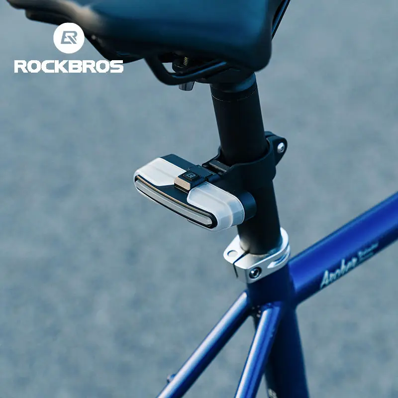ROCKBROS Bicycle Steering Taillights Smart Remote Control Bicycle Turn Signal Light Bike Tail Light with Turn Signal