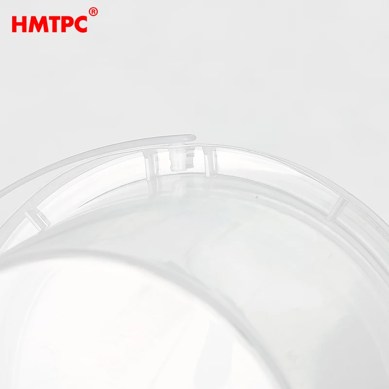 Food Grade Material Mini Transparent Plastic Bucket Oatmeal Beer Cup Popcorn Container Lobster Storage With Lid Wholesale 0.5L