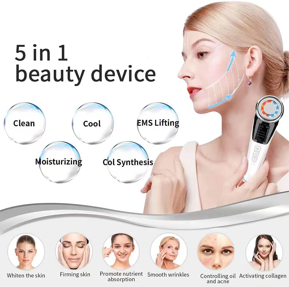 Europe Hot selling  Home Use Beauty Device Equipment Face Massager Light Therapy Anti Aging Skin Care Tool Beauty Instrument