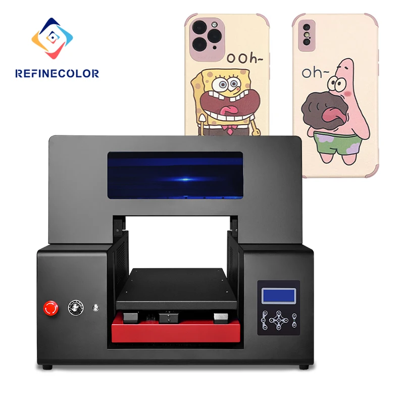 УФ-принтер Refinecolor цена A3 планшетный принтер с 3d-эффектом для акриловой деревянной пластиковой