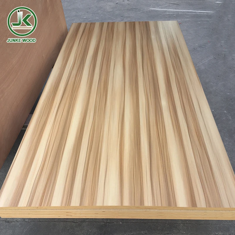 High Quality 4x8 Feet 1220*2440mm bamboo melamine laminated plywood  panel for furniture