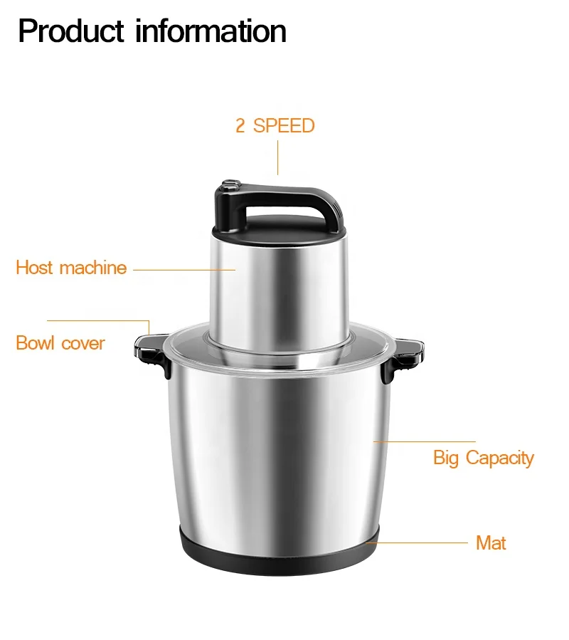10L fufu machine meat mixer electric food choppers fufu pounding machine chopper meat slicer meat grinder