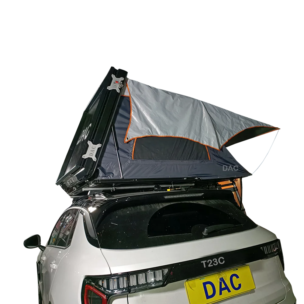 Outdoor Hard Shell Rooftop Tent for Offroad Camping 2-3 Person Car Roof Top Tent Vehicle SUV Roof with Ladder