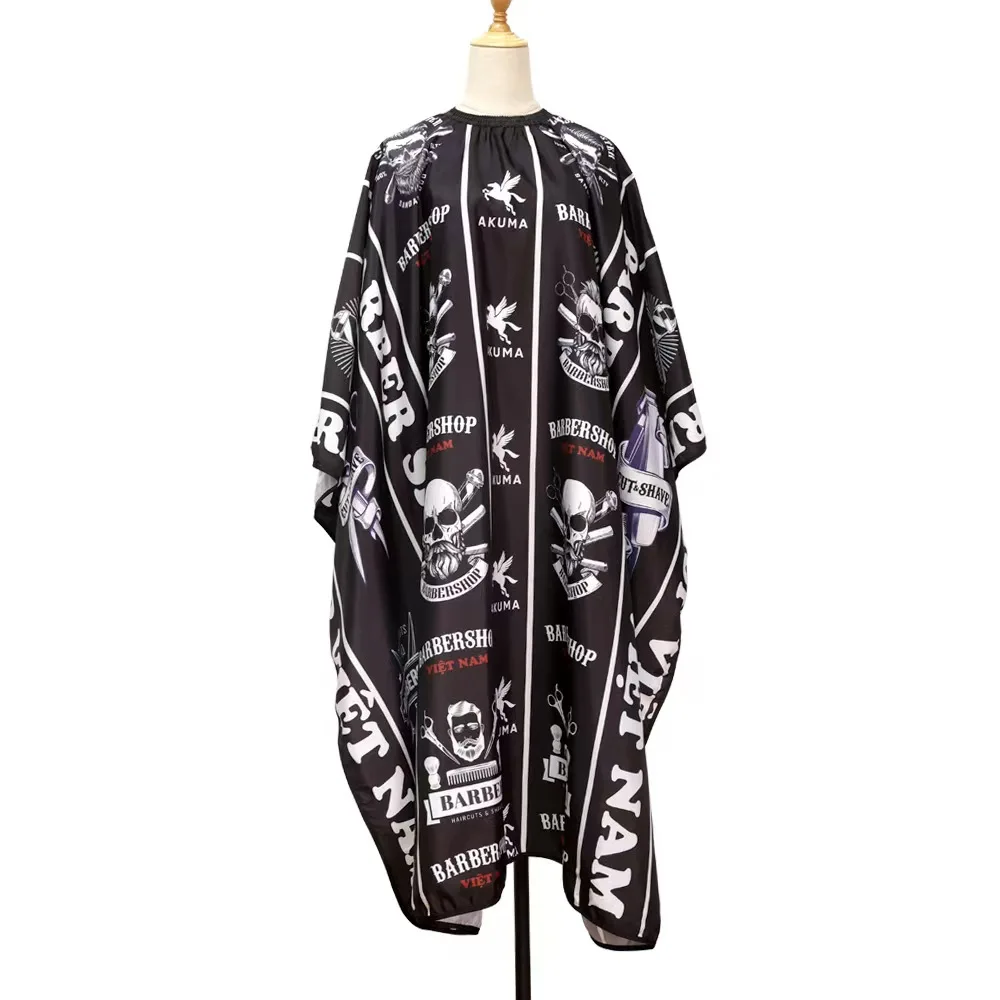 Newest Design Custom Logo Barbershop Salon Robe Gown Barber Stylist Apron Cape