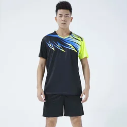 2111 Men women badminton clothing suits sleeveless sportswear perspiration sublimation T-shirt & shorts table tennis clothing