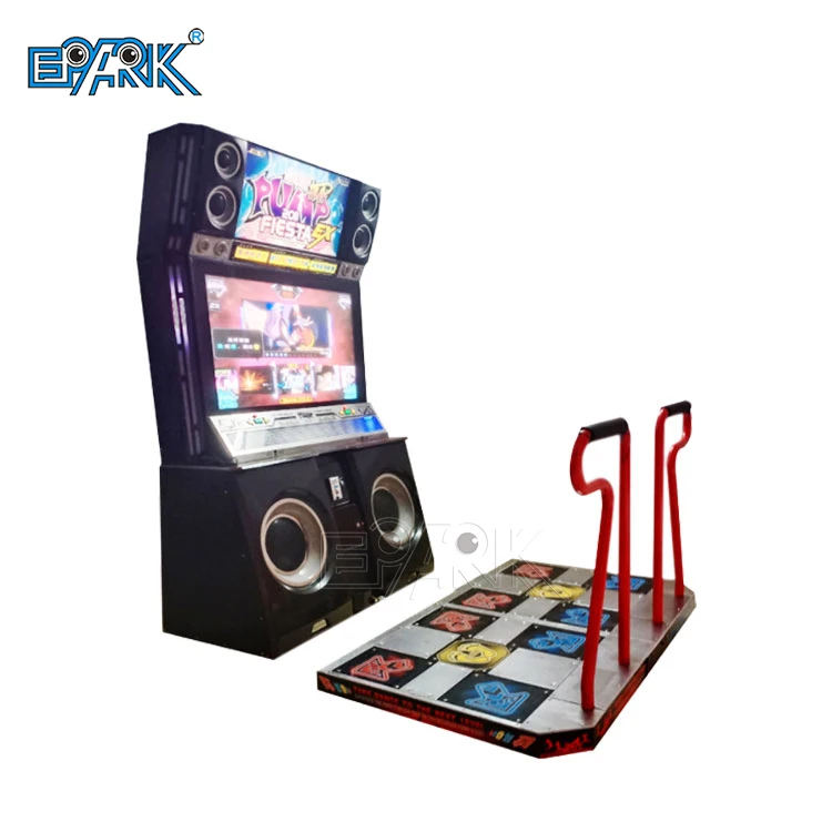 Indoor Amusement Game Center Dance Dance Revolution Music Equipment For 2 Player