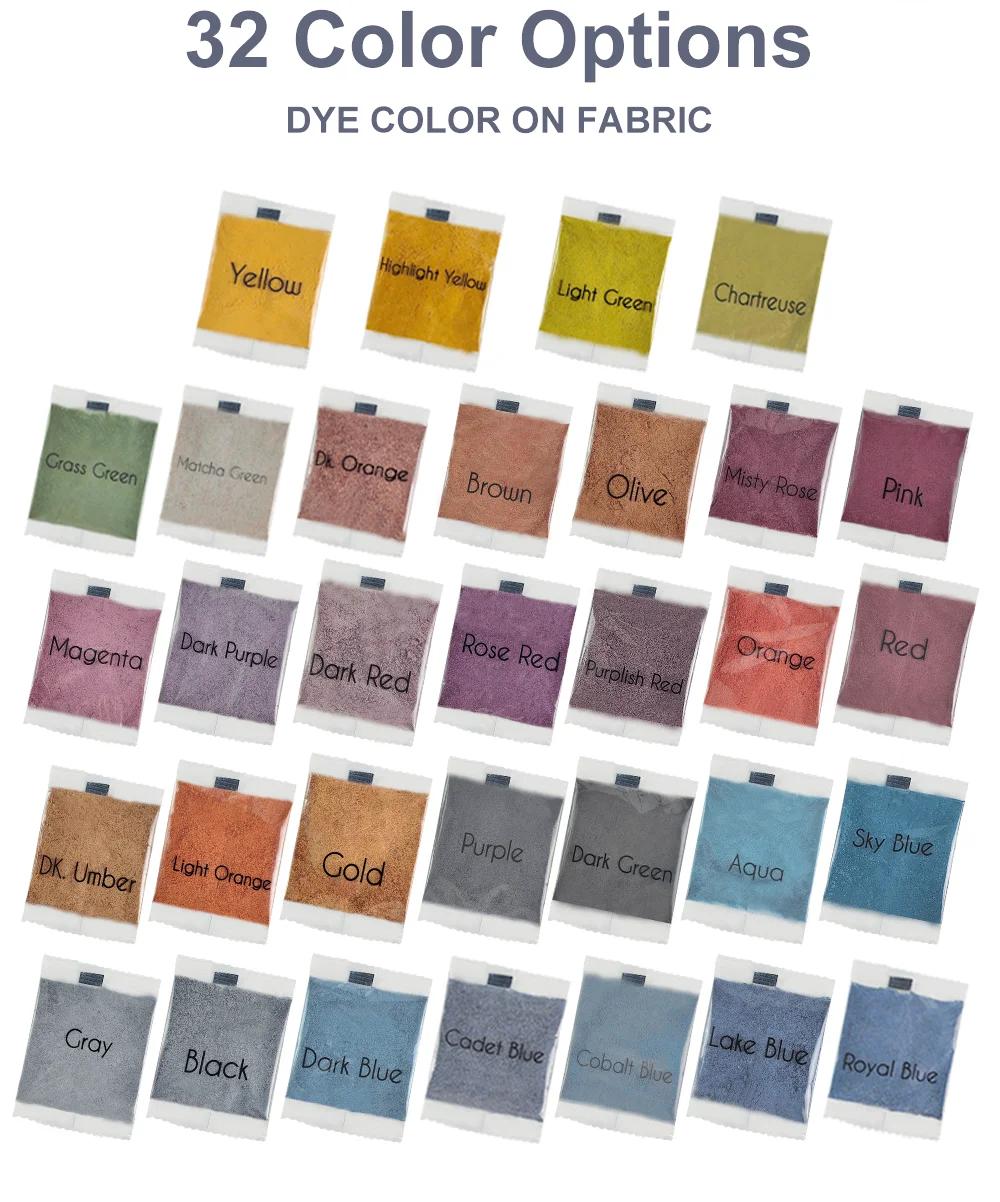 KHY Cloth Dyeing Color Sulphur Acid Tie Dye Textile Ice Dyestuffs Paint Reactive Non-Toxic Fabric Tie-Dye Powder