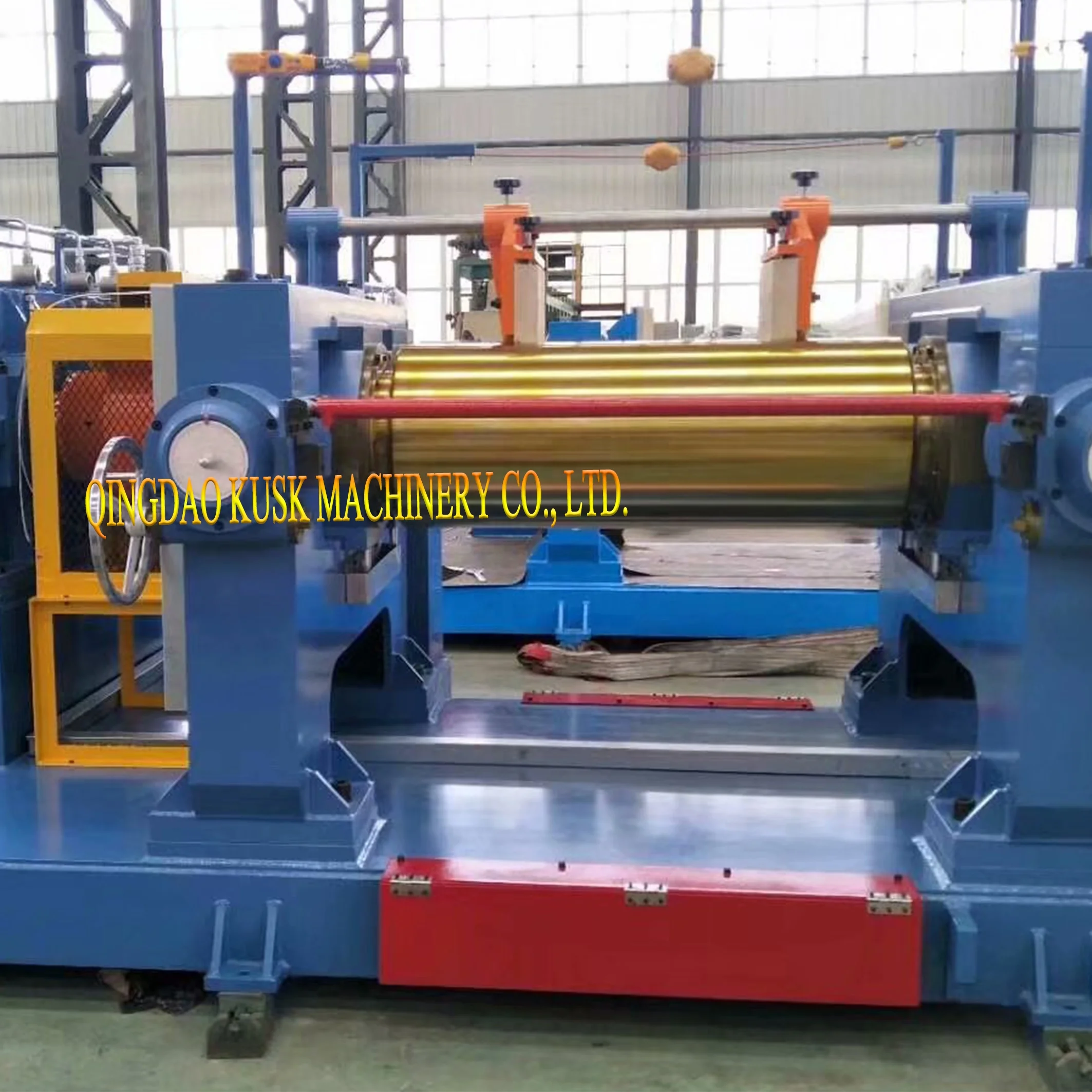 Factory Directly XK-760 rubber mixing mill machine with stock blender