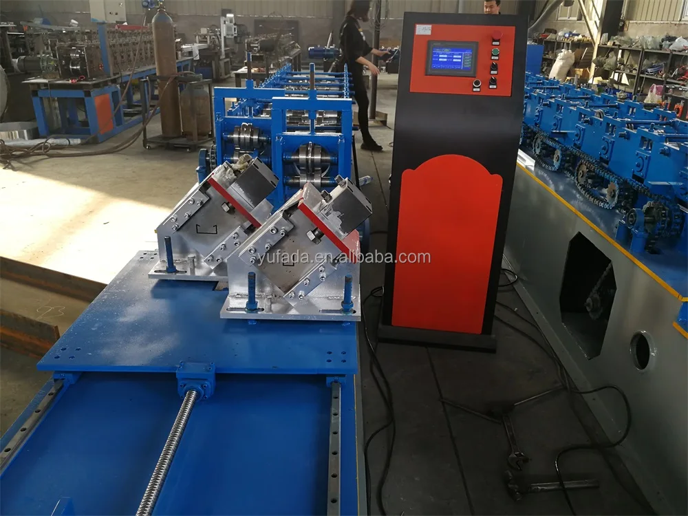 Customized C U-shaped steel automatic bolt track hydraulic cutting light steel keel bending machine